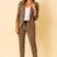 Structured Blazer and Trousers Set with Adjustable Waist – Women’s Two-Piece Azzoria