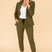 Structured Blazer and Trousers Set with Adjustable Waist – Women’s Two-Piece Azzoria