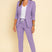 Structured Blazer and Trousers Set with Adjustable Waist – Women’s Two-Piece Azzoria