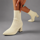 Women's Chunky Heel Mid-Calf Boots – Slip-On Block Heel Comfort for Everyday Wear - Image 4