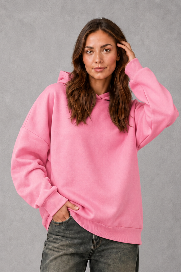 Women's Fleece Hoodie Relaxed Cotton Blend Hooded Sweatshirt - Image 14