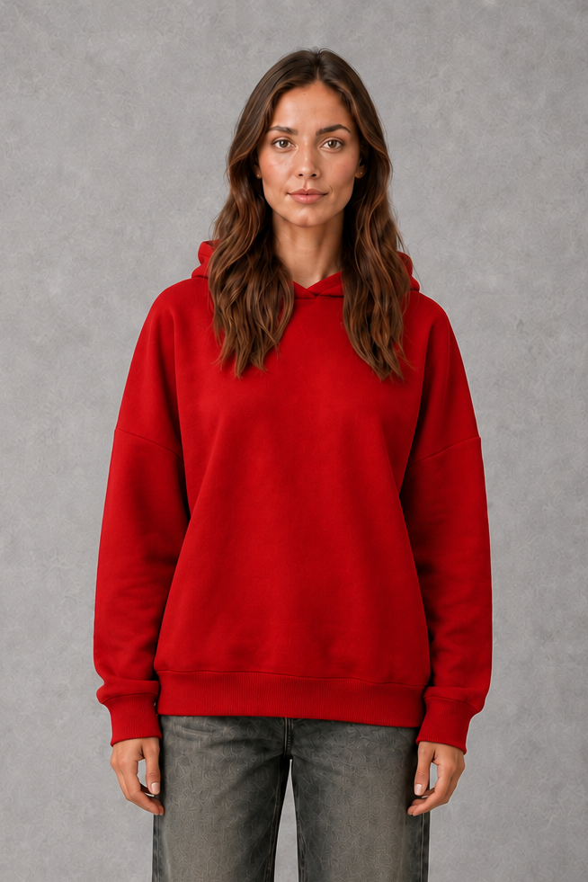 Women's Fleece Hoodie Relaxed Cotton Blend Hooded Sweatshirt - Image 15
