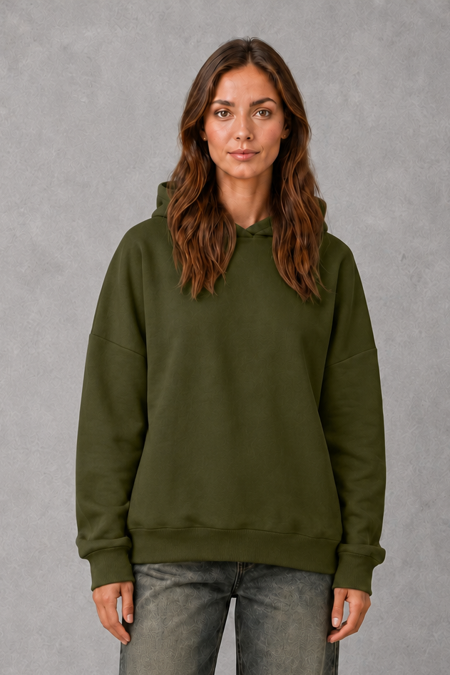 Women's Fleece Hoodie Relaxed Cotton Blend Hooded Sweatshirt - Image 17