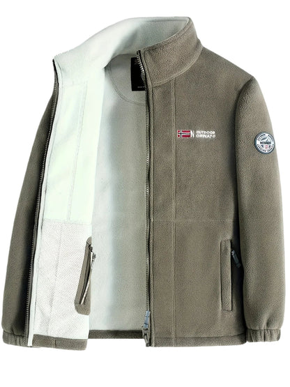 Fridex – Chaqueta exterior cálida para hombre con cierre de cremallera