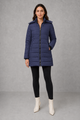 Women's Lightweight Quilted Insulated Hooded Puffer Coat - Image 5