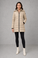 Women's Lightweight Quilted Insulated Hooded Puffer Coat - Image 7