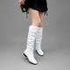 Women's Block Heel Knee High Boots – Comfortable Low Heel Slouch Boots for Everyday Wear - Image 4