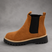 Women Suede Block Heel Ankle Boots Round Toe - Image 3