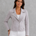 Women Suede Cropped Tailored Jacket - Image 7