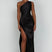 Women One Shoulder High Slit Draped Formal Maxi Dress - Image 20