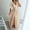 Elarisse – Wrap Flutter Sleeve Maxi Dress