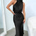 Clarisse – Elegantné midi šaty s halter výstrihom