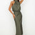 Clarisse – Elegantné midi šaty s halter výstrihom