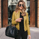 Γυναικείες μαύρες μπότες slouch – casual παπούτσια μέχρι τη μέση της γάμπας με αγκράφα, για καθημερινή χρήση και εύκολη εφαρμογή
