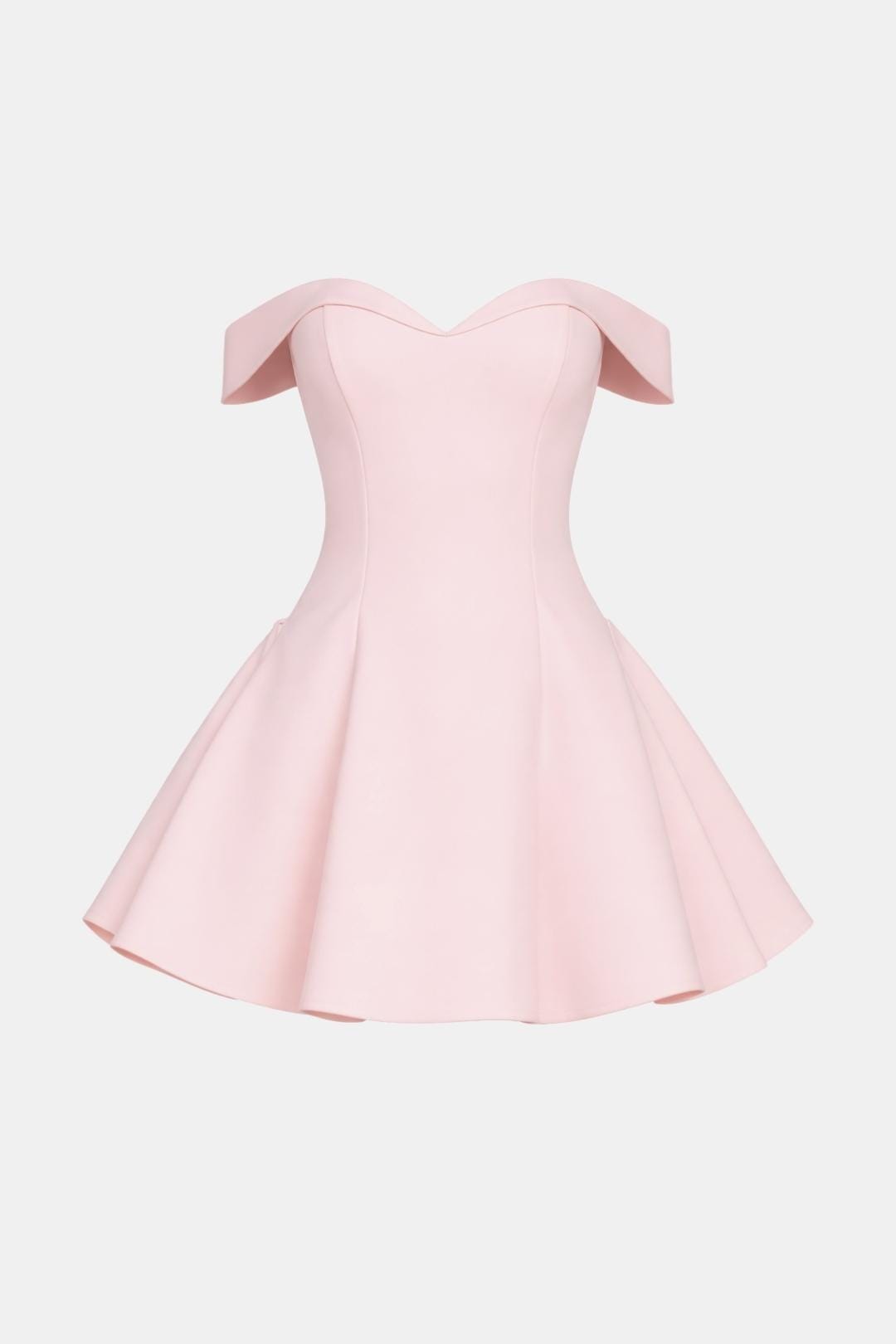 Zariyah – Off-Shoulder Sculpted Mini Dress - Image 6