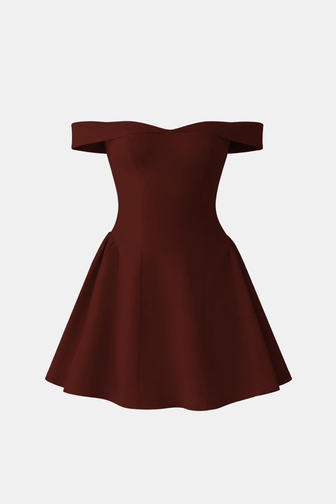 Zariyah – Off-Shoulder Sculpted Mini Dress - Image 12