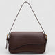 Aurelian - Elegant Wave Design Vegan Leather Handbag