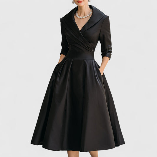 Celyn – Rochie midi plisată