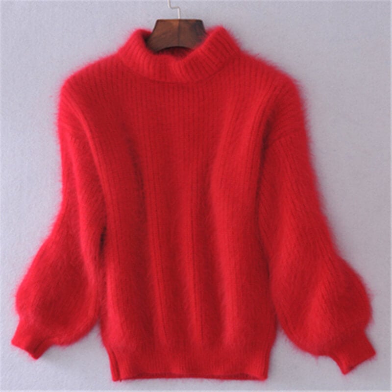Sofia - Women's Modern Relaxed-Knit Wool Sweater