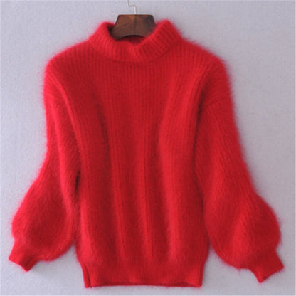 Sofia - Women's Modern Relaxed-Knit Wool Sweater