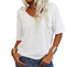 Maren – Afslappet U-hals sommer T-shirt til kvinder