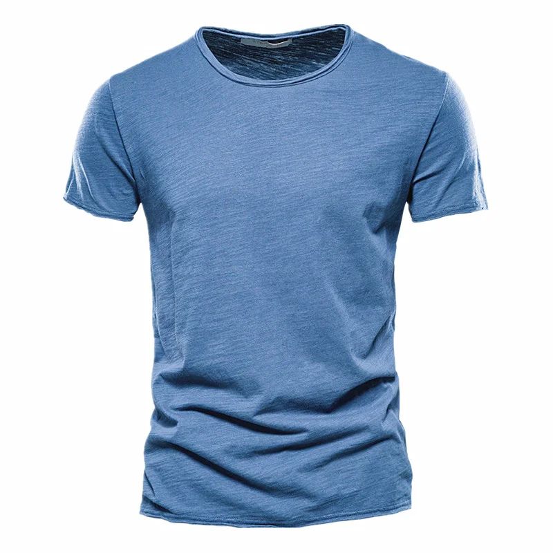 Men's Breathable Cotton T-Shirt Lightweight Casual Tee - Image 3