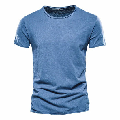Men's Breathable Cotton T-Shirt Lightweight Casual Tee - Image 3