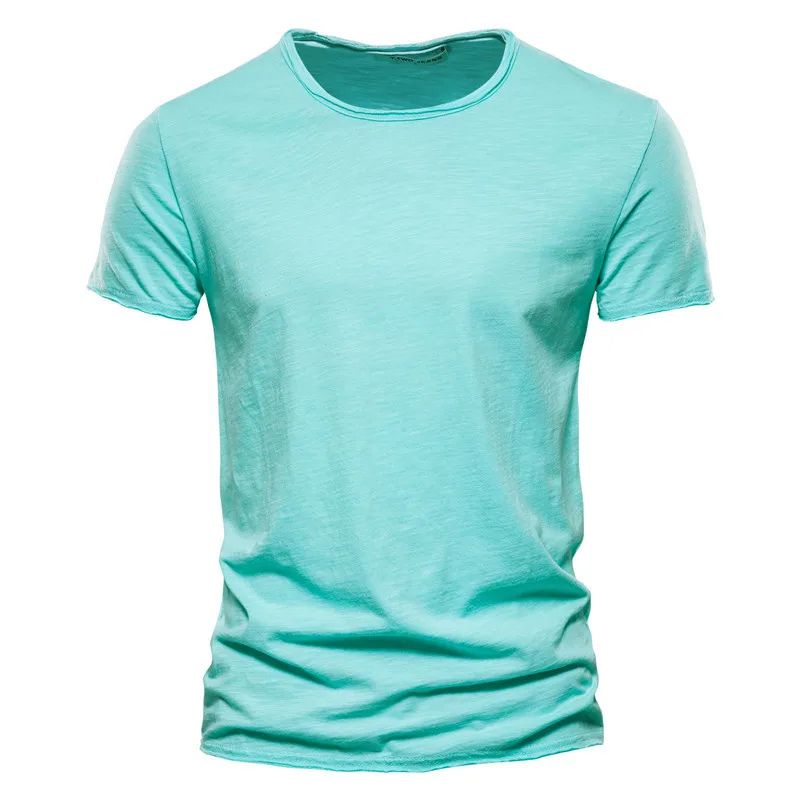 Men's Breathable Cotton T-Shirt Lightweight Casual Tee - Image 10