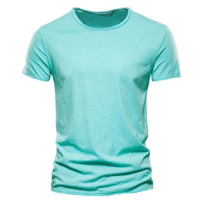 Men's Breathable Cotton T-Shirt Lightweight Casual Tee - Image 10