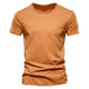 Men's Breathable Cotton T-Shirt Lightweight Casual Tee - Image 4