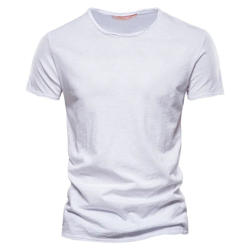 Men's Breathable Cotton T-Shirt Lightweight Casual Tee - Image 9