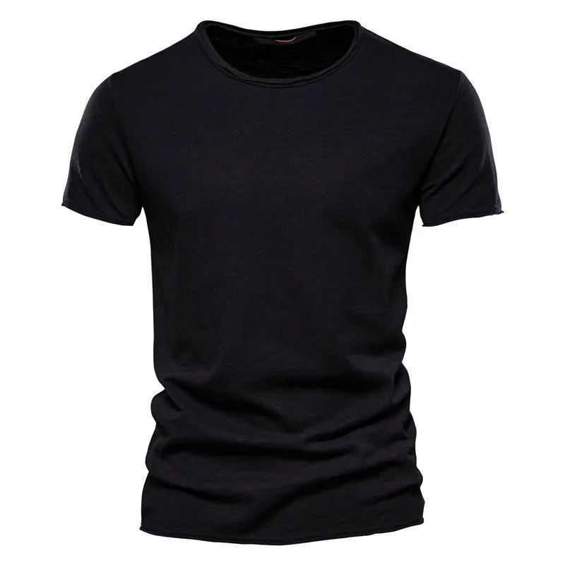 Men's Breathable Cotton T-Shirt Lightweight Casual Tee - Image 2
