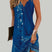 Lunaria - Robe d'été midi sans manches à col en V pour femme