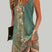 Lunaria - Robe d'été midi sans manches à col en V pour femme