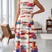 Amyra - Rochie maxi cu imprimeu geometric