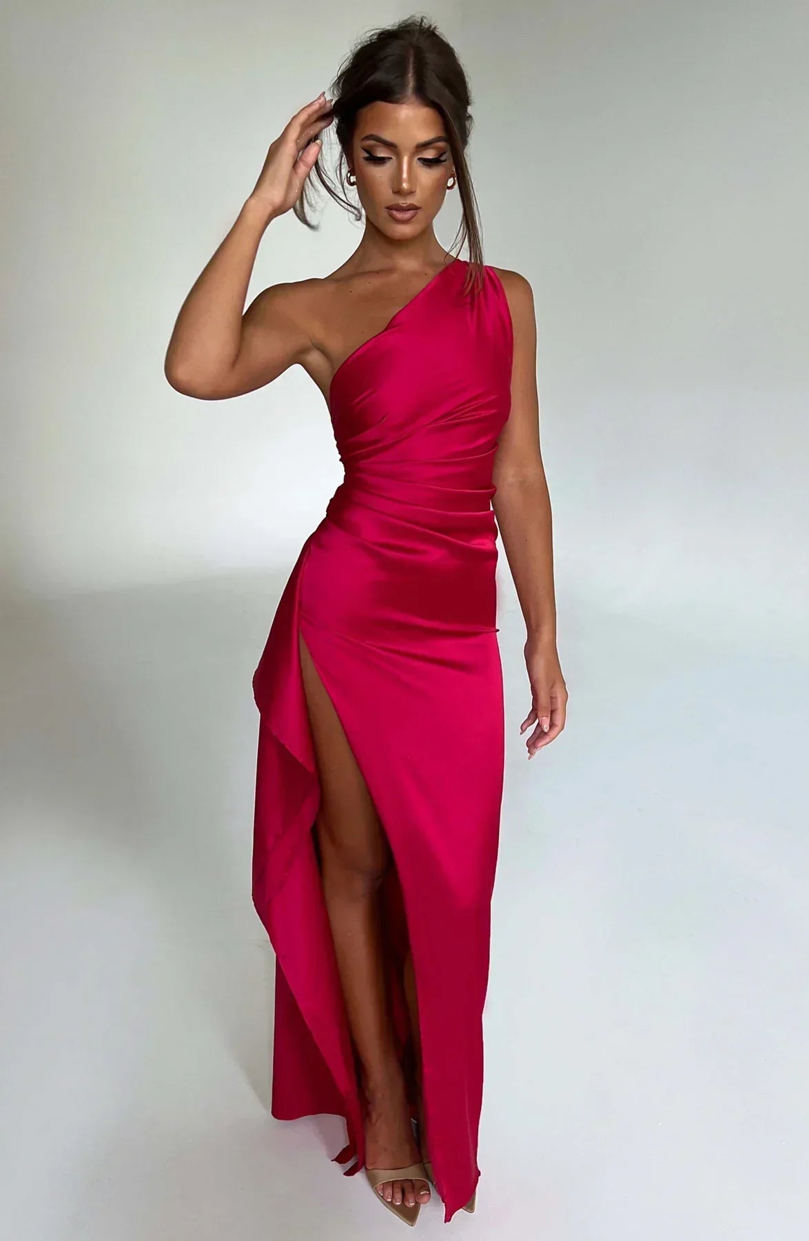 Valine - Vestido de noche satinado