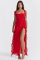 Ruffa - Rochie maxi cu volane