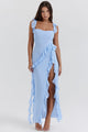Ruffa - Rochie maxi cu volane