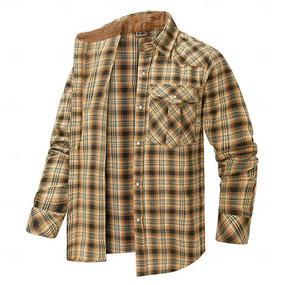 Bellamy | Rugged Checked Overshirt - Image 4