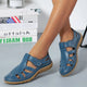 Women White Strappy Flat Sandals Arch Support Non-Slip - Image 8