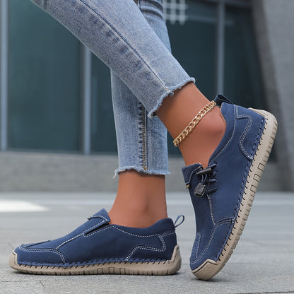 Nelvara - Zapatos cómodos, estables y fáciles de poner para uso diario