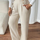 Women High Waisted Wide Leg Trousers