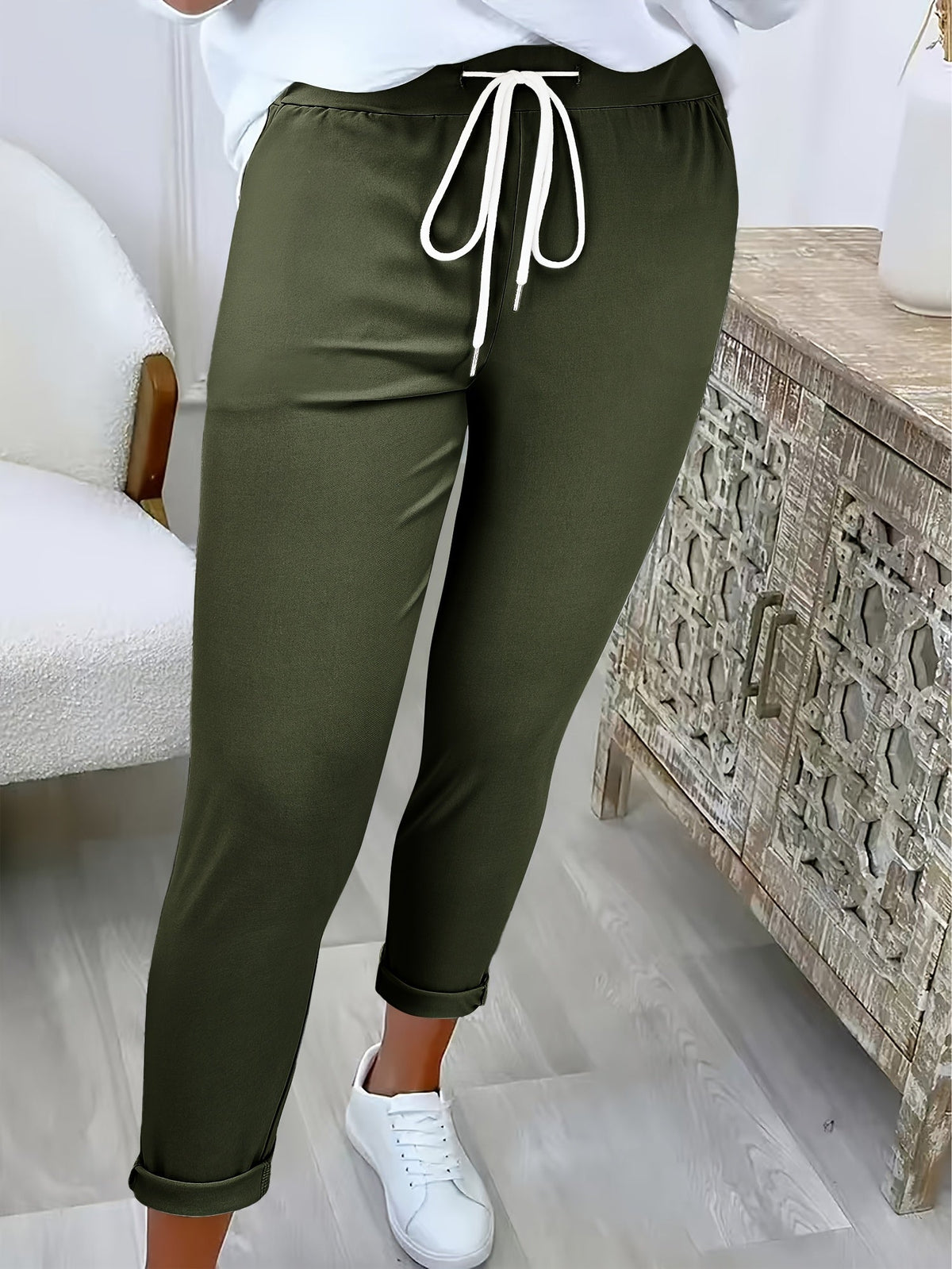 Women Drawstring Trousers - Image 9