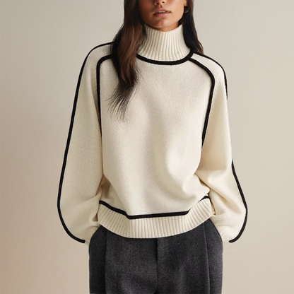 Elaris – Kvinders rullekravesweater