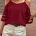 Women Cold Shoulder Blouse - Image 2