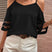 Women Cold Shoulder Blouse - Image 3