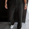 Women's Straight-Leg Trousers with Belt Loops and Zip Button Closure