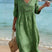 Clarine - Robe femme en coton col en V