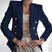 Bellanova – Dobbeltradet blazer med guldknapper