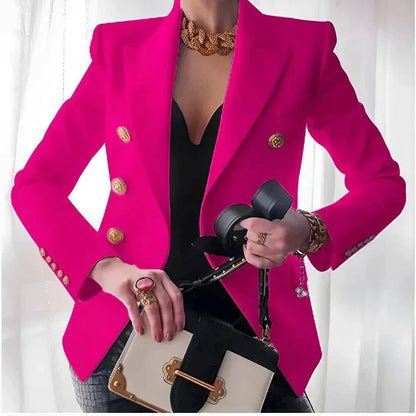 Bellanova – Dobbeltradet blazer med guldknapper